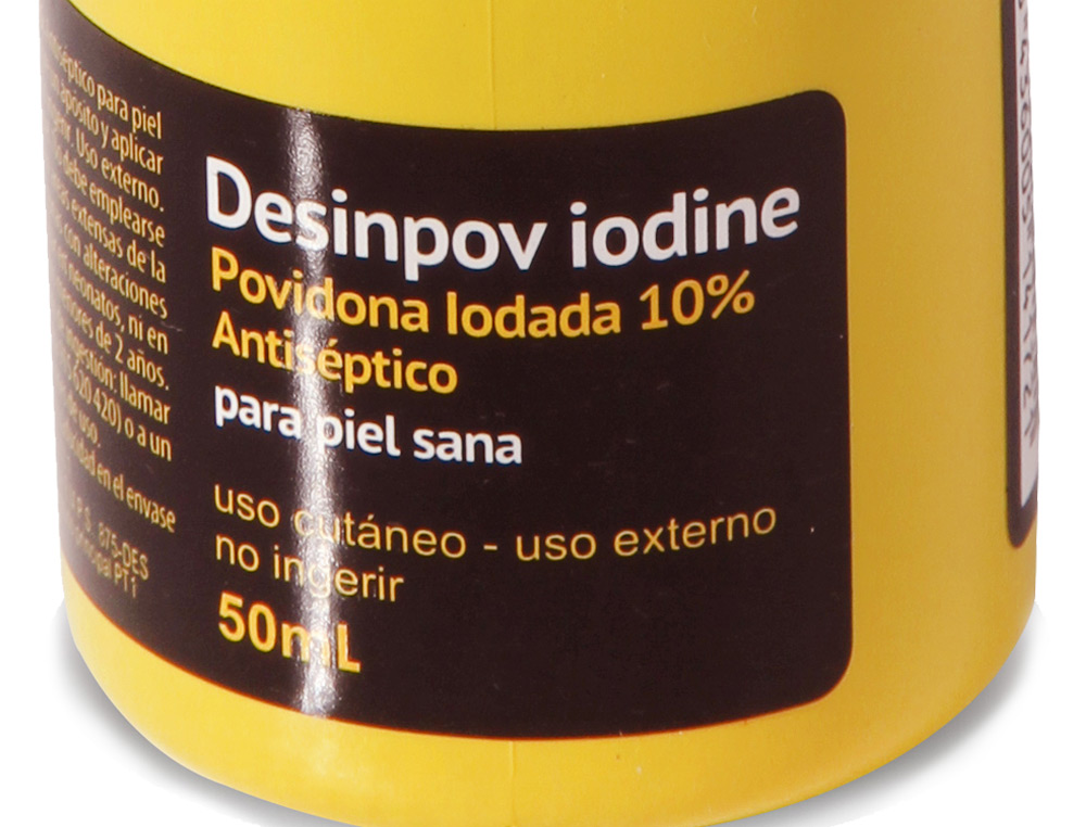 OTROS - Povidona yodada desinpov antiseptica 10 % bote de 50 ml (Ref. 22)