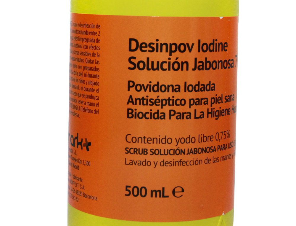 OTROS - Solucion antiseptica clorhexidina desinclor jabon 0,8 % bote de 500 ml (Ref. 34)