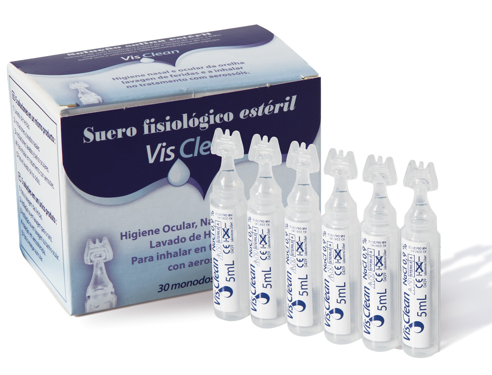 OTROS - Suero fisiologico esteril visclean monodosis 5 ml caja de 30 unidades (Ref. 156753.6)