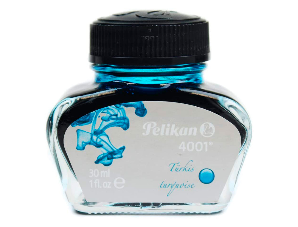 PELIKAN - Tinta estilografica 4001 turquesa frasco 30 ml (Ref. 311894)