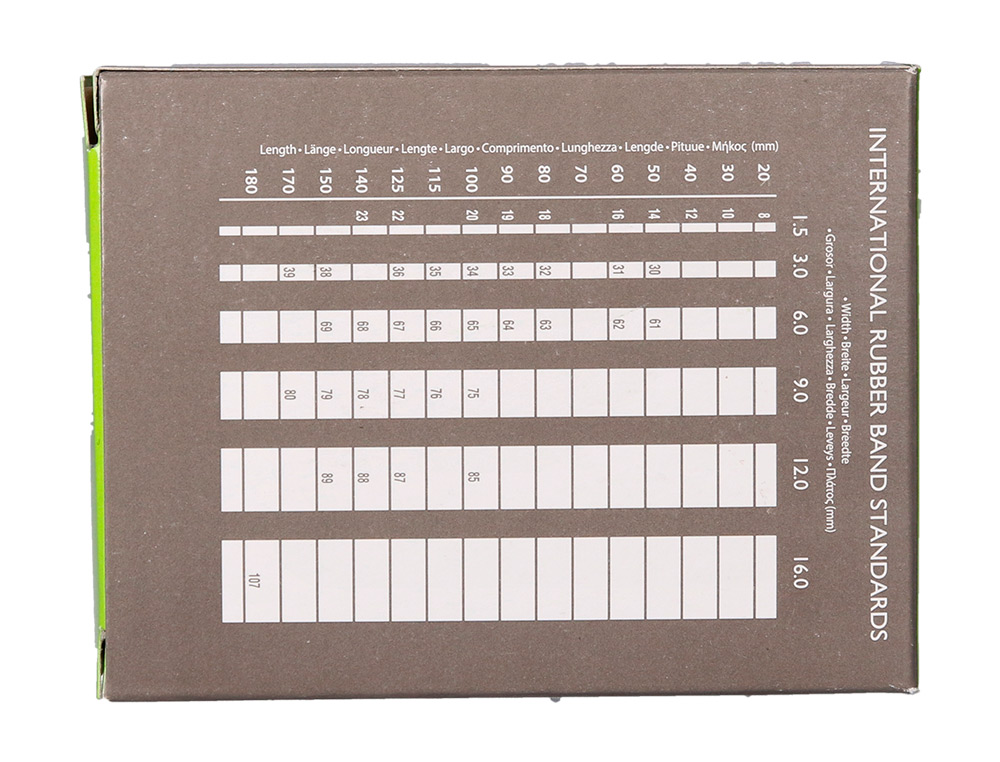 Q-CONNECT - Gomillas elasticas 100 gr 60x3 mm numero 31 (Ref. KF10589)