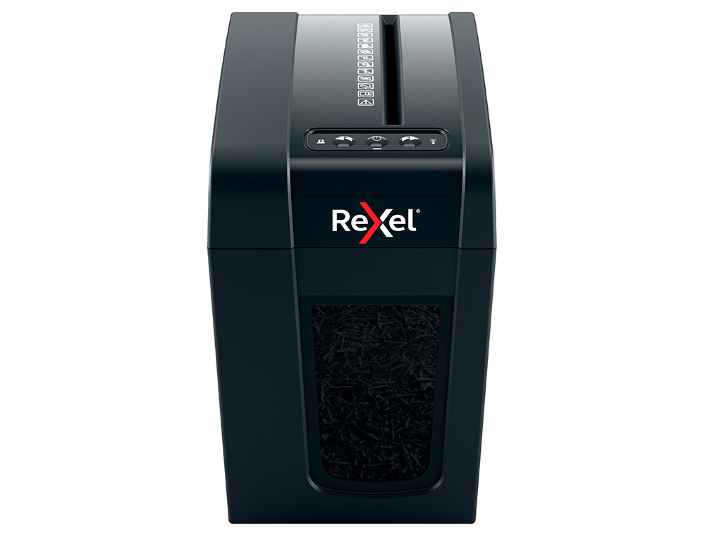 REXEL - Destructora de documentos secure x6-sl capacidad 6 hojas particulas destruye grapas y clips (Ref. 2020125EU)