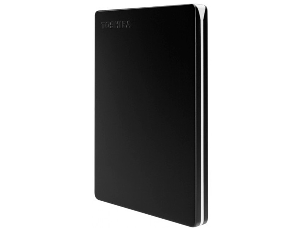 TOSHIBA - Disco duro externo canvio slim hdd 2,50\" 5.000 mbit/s usb 3.0 1 tb color negro (Ref. HDTD310EK3DA) (Canon L.P.I. 6,45€ Incluido)