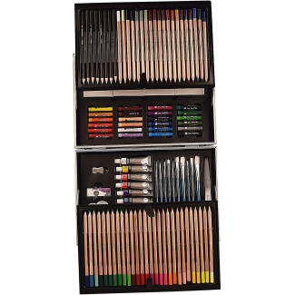 LAPICES DALER ROWNEY MALETIN ARTE COMPLETO SET de 122 PIEZAS (Ref.D196500704)