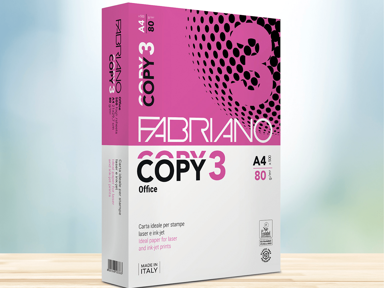 FABRIANO - PAPEL COPY3 OFFICE - A4 - 80gr - 500h (Ref.41021297)