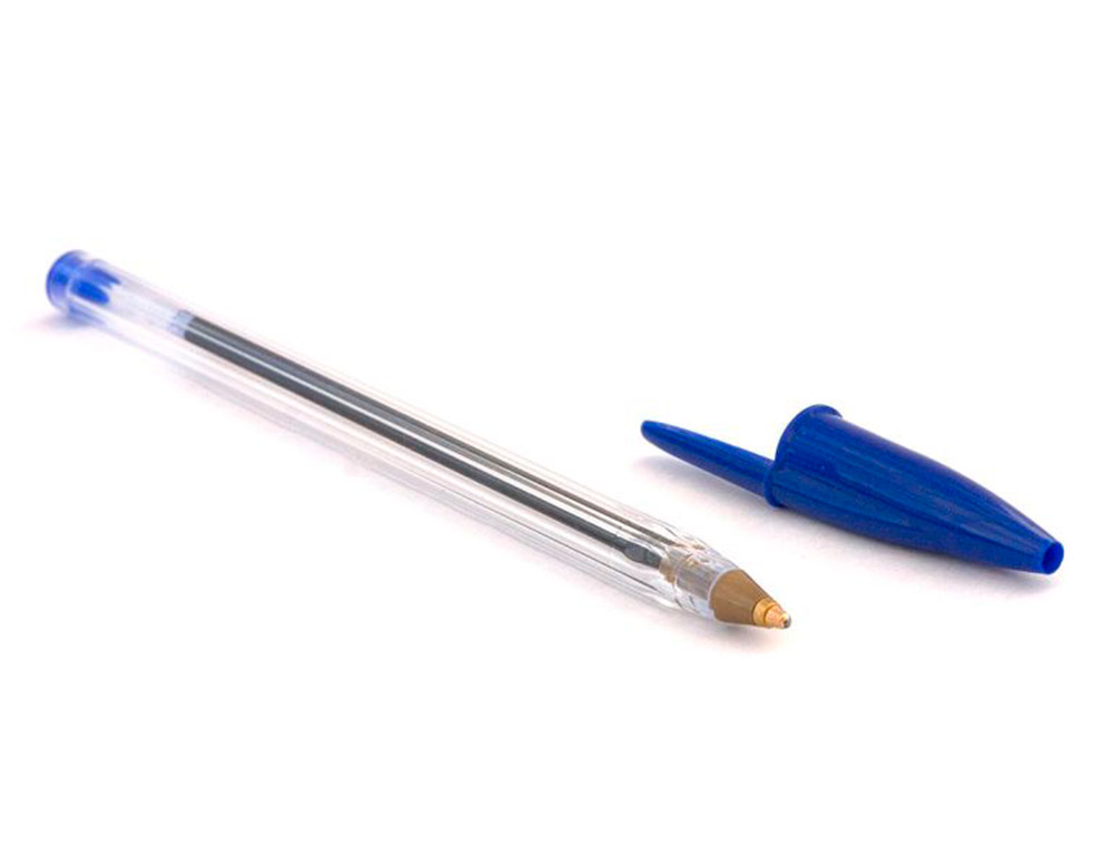 BIC - Boligrafo Cristal Azul Trazo 0.4 mm (Ref.8373609)