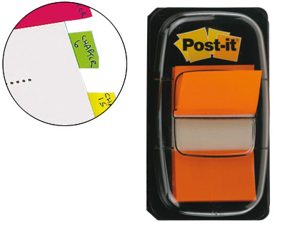 POST-IT - BANDERITAS ADHESIVAS NARANJA (Ref.680-4/7000144932)