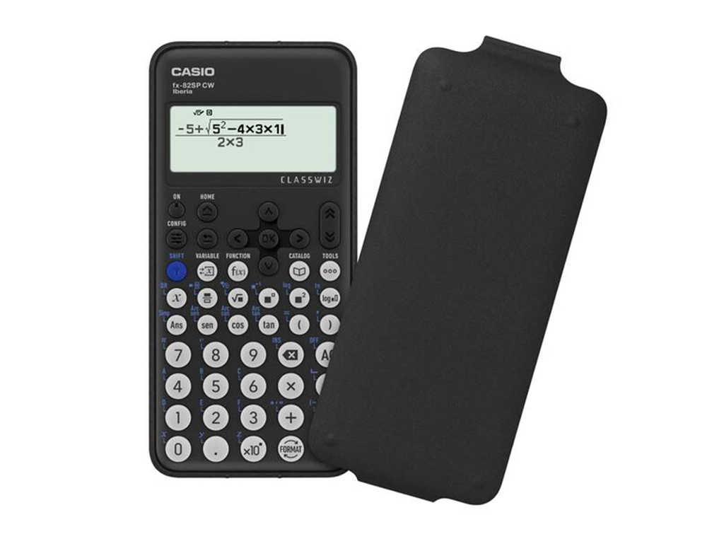 CASIO - Calculadora Científica 300 Funciones - 10+2 Dígitos - 9 Memorias (Ref.FX-82SP CW)