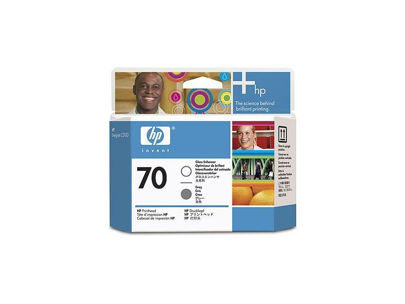 HP ( HEWLETT PACKARD ) - Cabezal Inyección 70 Gris (Ref.C9410A)