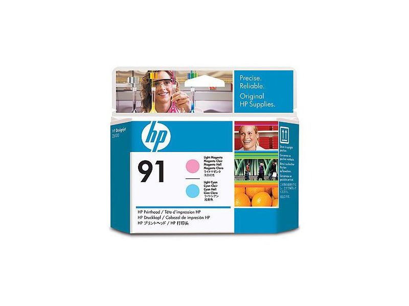HP ( HEWLETT PACKARD ) - Cabezal de Impresion 91 Cyan Claro/Magenta Claro (Ref.C9462A)