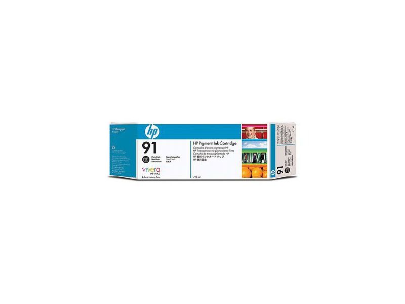 HP ( HEWLETT PACKARD ) - Cartuchos ORIGINALES Inyección De Tinta 91 Negro (Ref.C9465A)