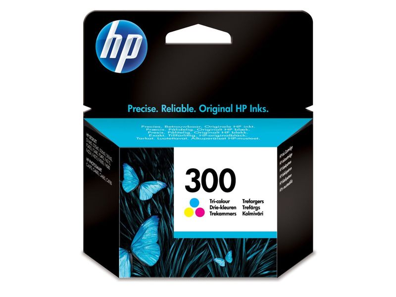 HP ( HEWLETT PACKARD ) - Cartuchos ORIGINALES Inyección De Tinta 300 Tricolor (Ref.CC643EE#ABE)