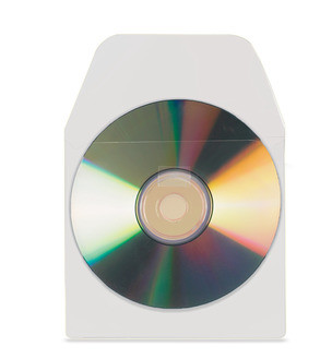 3L OFFICE - FUNDA CD/DVD 3L PP 127x127 ADHESIVAS BOLSA DE 10 (Ref.6832-10)