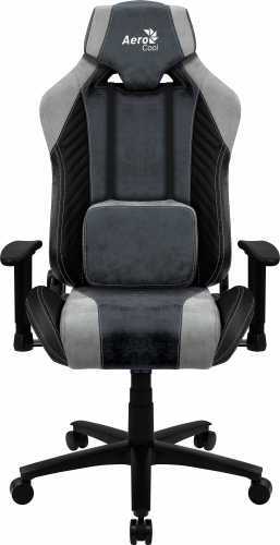 AEROCOOL - BARON AeroSuede Silla para videojuegos universal Azul, Gris (Ref.BARONBL)