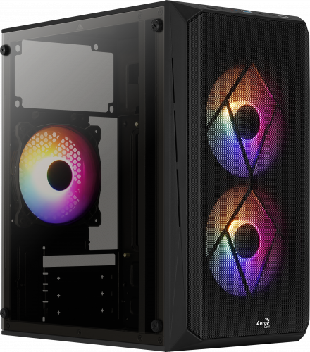 AEROCOOL - carcasa de ordenador Mini Tower Negro (Ref.CS107V2)