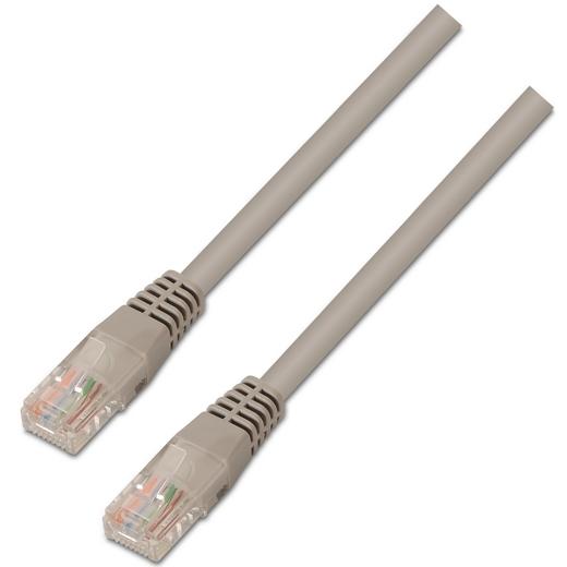 AISENS - CABLE DE RED LATIGUILLO RJ45 CAT.5E UTP AWG24 GRIS 1,5M (Ref.A133-0178)
