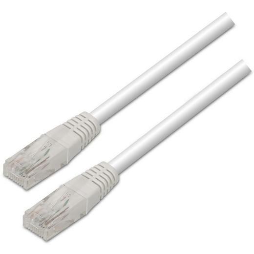 AISENS - CABLE DE RED LATIGUILLO RJ45 CAT.6 UTP AWG24 BLANCO 2,0M (Ref.A135-0251)