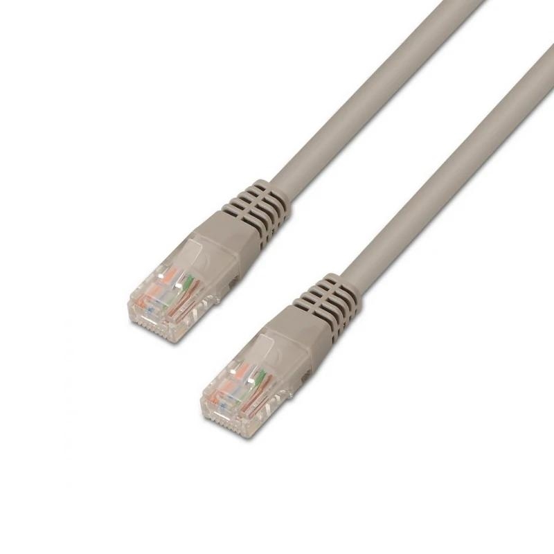 AISENS - CABLE DE RED LATIGUILLO RJ45 CAT.6 UTP AWG24 GRIS 5,0M (Ref.A135-0232)