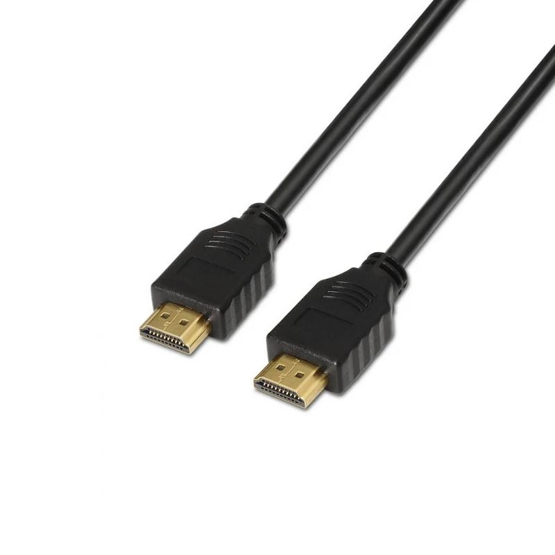 AISENS - CABLE HDMI ALTA VELOCIDAD HEC, A/M - A/M NEGRO 1,8M (V1.4) (Ref.A119-0094)