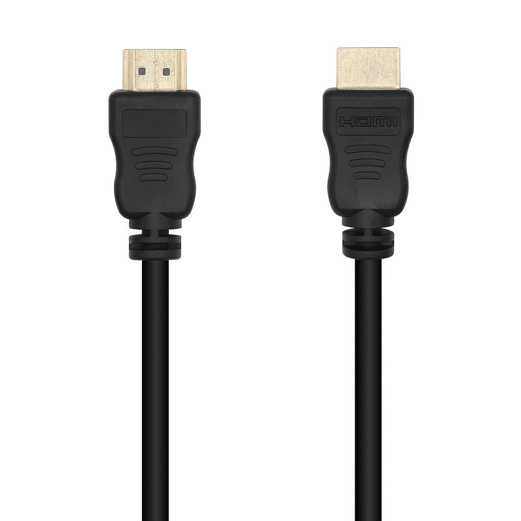 AISENS - CABLE HDMI V1.4 ALTA VELOCIDAD 14+1 CCS, A/M-A/M, NEGRO, 1.5M (Ref.A119-0529)