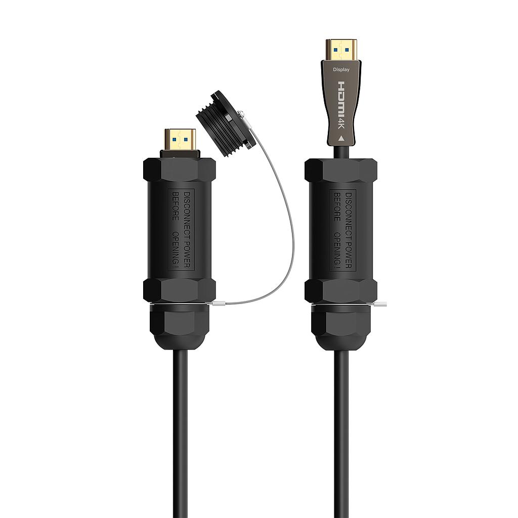 AISENS - CABLE HDMI V2.1 AOC CON ARMADURA ULTRA ALTA VELOCIDAD / HEC 8K@60HZ 4K@120HZ 4:4:4 48GBPS, (Ref.47841)