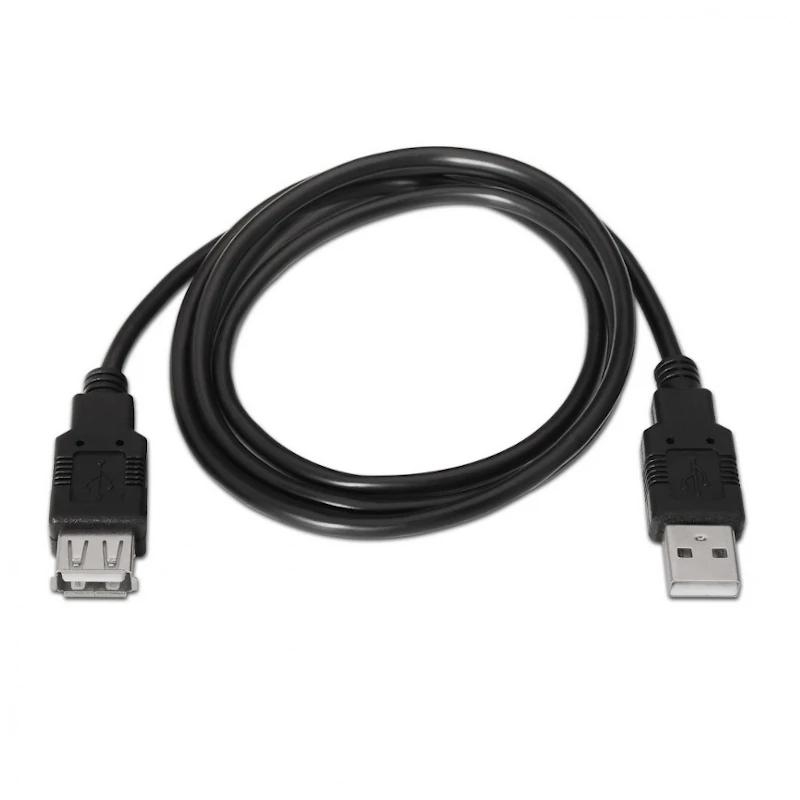 AISENS - CABLE USB 2.0 TIPO A/M - A/H NEGRO 3,0M (Ref.A101-0017)