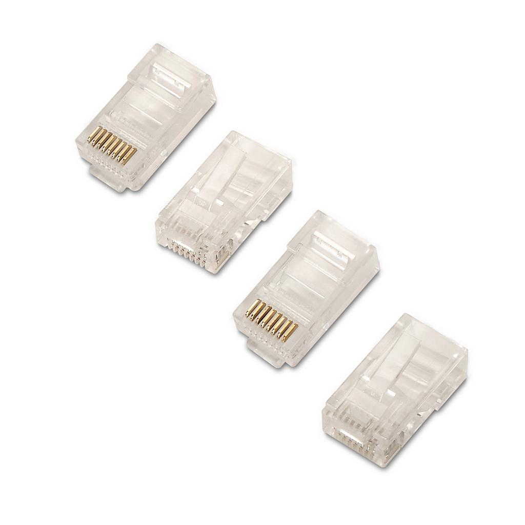 AISENS - CONECTOR RJ45 8 HILOS CAT.5E AWG24 (10 UDS) (Ref.A138-0290)