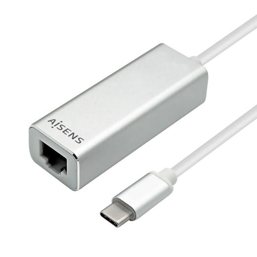 AISENS - CONVERSOR USB3.1 GEN1 USB-C A ETHERNET GIGABIT 10/100/1000 MBPS 15CM (Ref.A109-0341)
