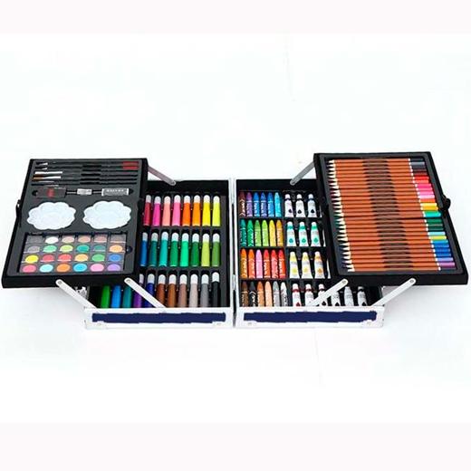 ALEX BOG - MALETÍN DE ALUMINIO 150 PIEZAS SET ART STUDIO LITTLE ARTIST SPACE C/SURTIDOS (Ref.AB-0900)