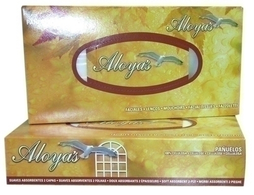 ALOYA´S - PAÑUELO PAPEL ALOYA S CAJA de 100 (Ref.C08003)