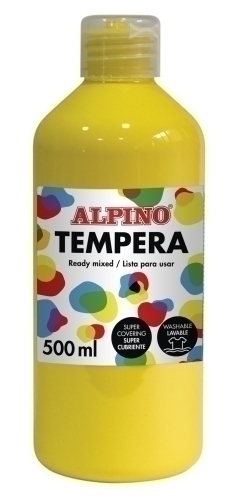 ALPINO - TEMPERA LIQUIDA 500 ml (botella) AMARILLO (Ref.DM010171)