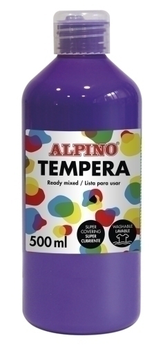 ALPINO - TEMPERA LIQUIDA 500 ml (botella) VIOLETA (Ref.DM010182)