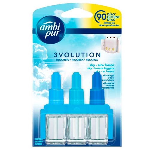 AMBIPUR - AMBIENTADOR 3 VOLUTION RECAMBIO AIRE FRESCO 21ML (Ref.939189)