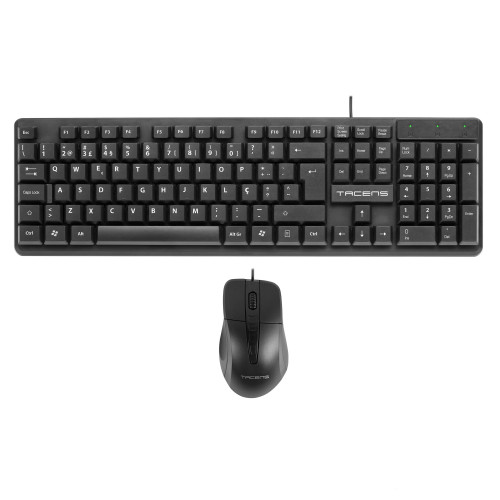ANIMA - ACP0 2IN1 COMBO PACK, 1200 DPI HUANO MECHANICAL SWITCHES MOUSE, MEMBRANE KEYBOARD, ECOLOGIC DESIGN, USB, PORTUGUESE LAYOUT (Ref.ACP0PT)