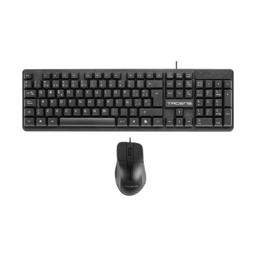 ANIMA - ACP0 2IN1 COMBO PACK, 1200 DPI HUANO MECHANICAL SWITCHES MOUSE, MEMBRANE KEYBOARD, ECOLOGIC DESIGN, USB, SPANISH LAYOUT (Ref.ACP0ES)