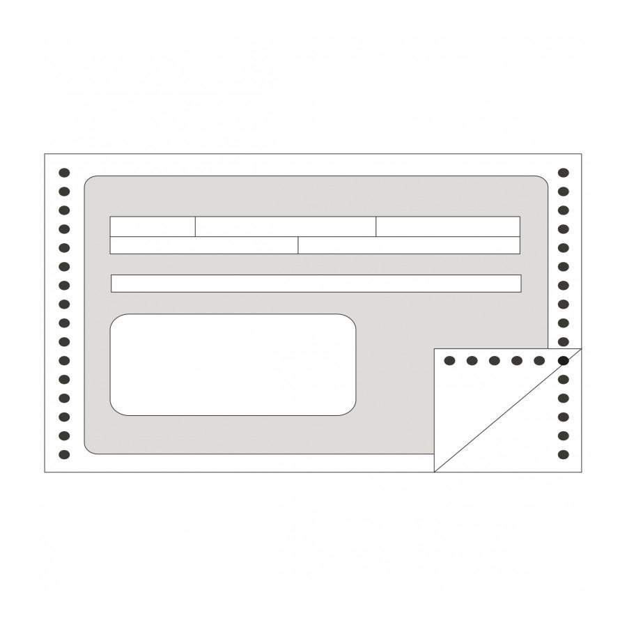 APLI - FORMULARIOS RECIBO EN CONTINUO 240MMX4" 1 COPIA 1200 U (Ref.133)