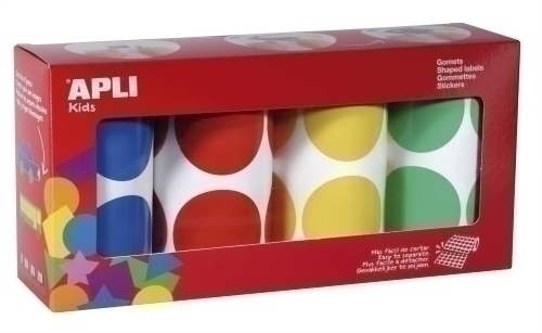 APLI - GOMETS ROLLO 59h CIRCULO Ø 45 mm (AZ-RO-AM-VD) 1.416 uds. () (Ref.17634)