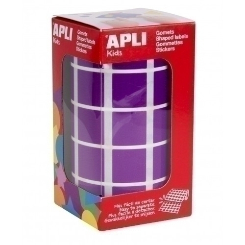 APLI - GOMETS ROLLO 59h CUADRADO 20 mm LILA 1.770 uds. () (Ref.11500)