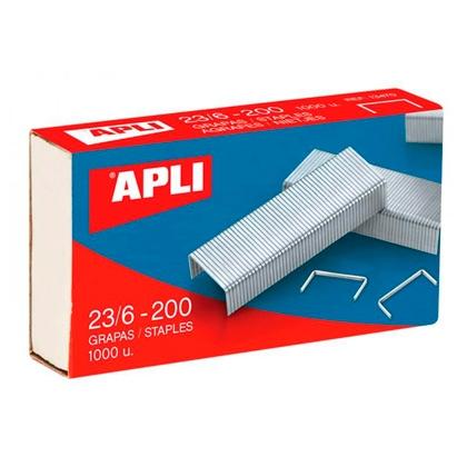 APLI - GRAPAS 23/6-200 GALVANIZADAS -CAJA DE 1000 -10U- (Ref.13470)