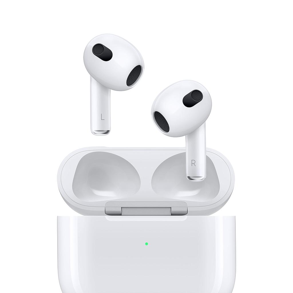 APPLE - AIRPODS AURICULARES V3 BLUETOOTH 5.0 CON ESTUCHE DE CARGA INALÁMBRICA (Ref.MME73ZM/A)