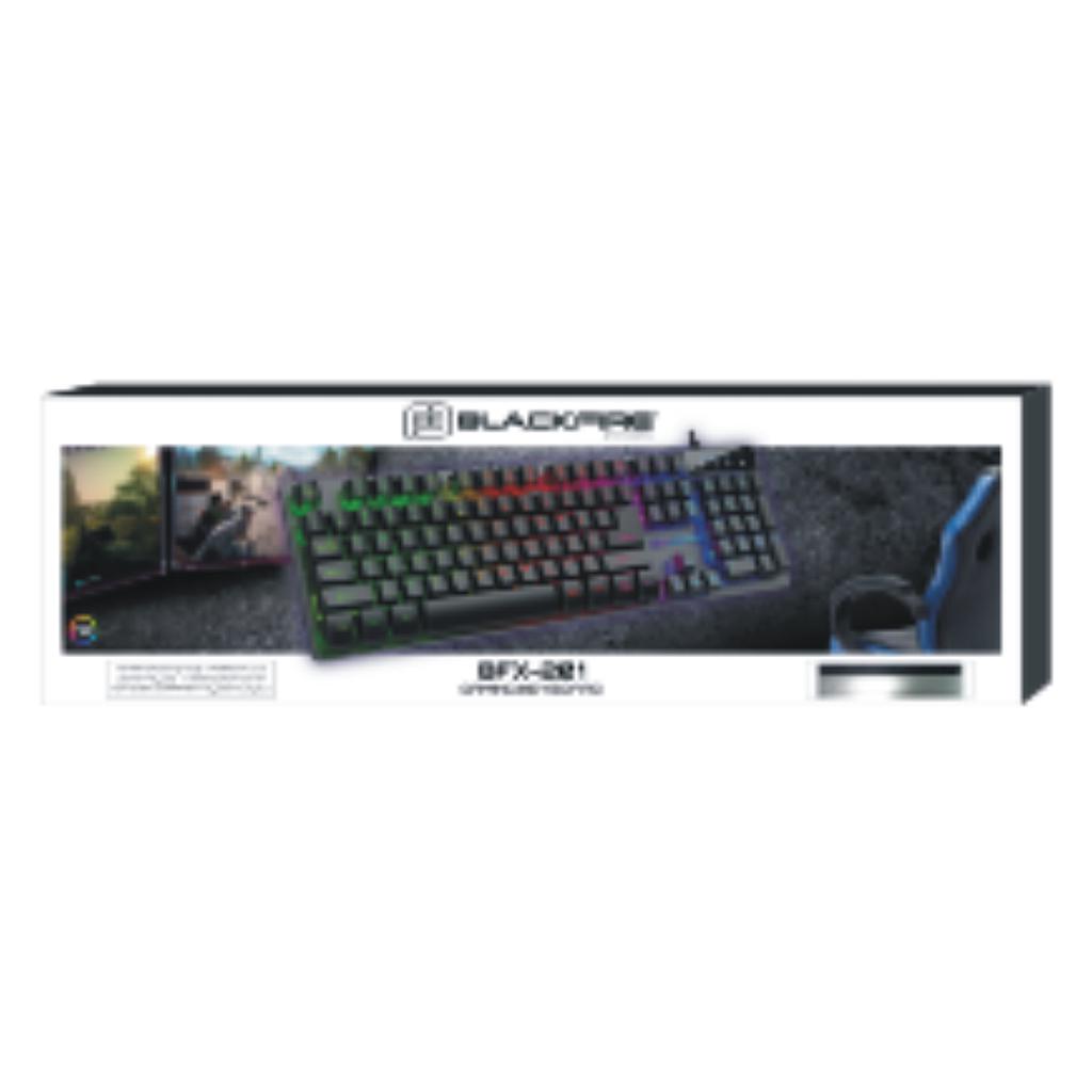 ARDISTEL - BLACKFIRE PC GAMING Teclado STEEL (Ref.BFX201)