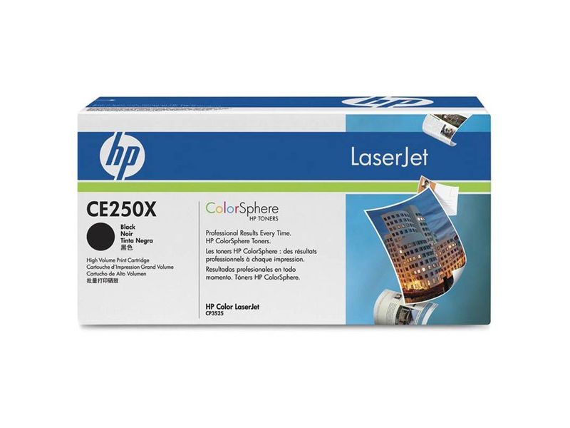 HP ( HEWLETT PACKARD ) - Toner Laser ORIGINALES 504X Negro 10.500pg (Ref.CE250X)