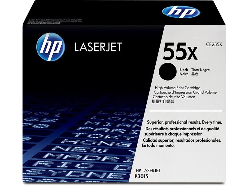 HP ( HEWLETT PACKARD ) - Toner Laser ORIGINALES 55X Negro (Ref.CE255X)