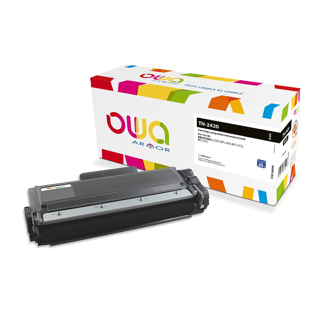 ARMOR - OWA toner compatible HL-L2372, DCP L-2512, MFC-L2712,MFC-L2732 Box toner compatible kit TN2420 (Ref.K18158OW)