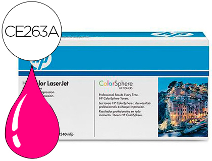 HP ( HEWLETT PACKARD ) - Toner Laser ORIGINALES 648A Magenta (Ref.CE263A)