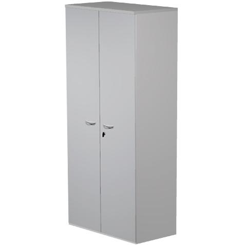 ARTEXPORT - PAREJA DE PUERTAS PARA ESTANTERÍA ALTA PRESTO 18MM CON CERRADURA GRIS (Ref.60075M-9)