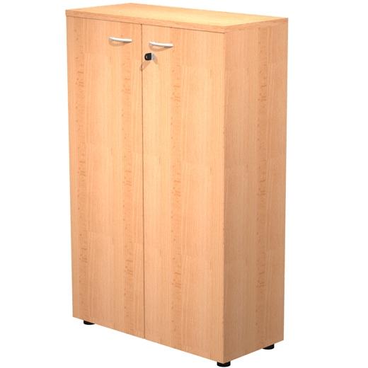 ARTEXPORT - PAREJA DE PUERTAS PARA ESTANTERÍA MEDIA PRESTO 18MM CON CERRADURA HAYA (Ref.60069M-6)
