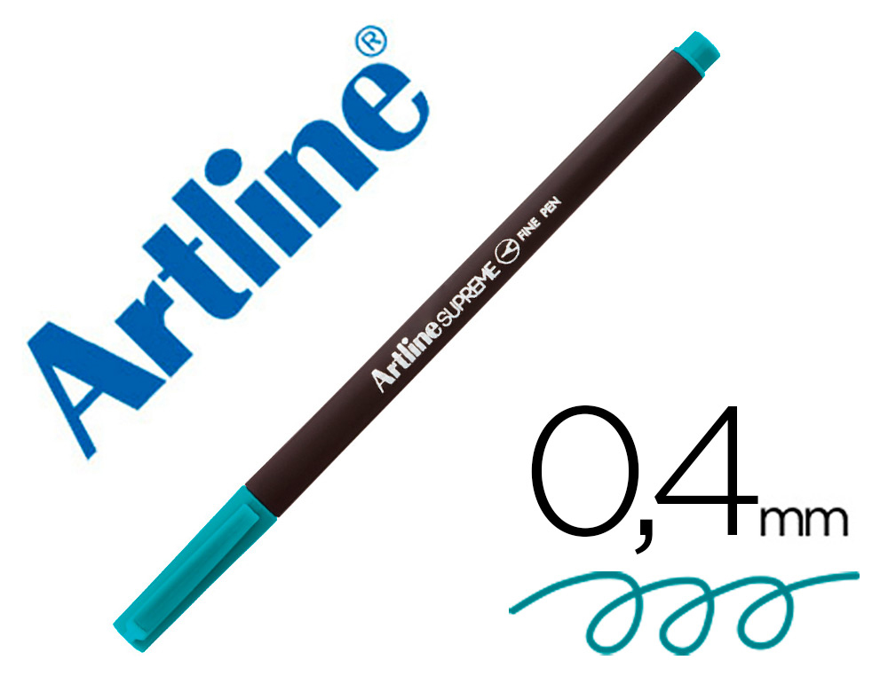 ARTLINE - ROTULADOR SUPREME EPFS200 FINE LINER PUNTA DE FIBRA TURQUESA 0,4 MM (Ref.EPFS200 T)