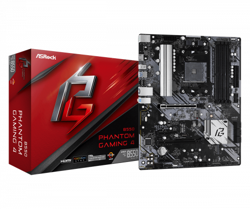 ASROCK - B550 Phantom Gaming 4 AMD B550 Zócalo AM4 ATX (Ref.90-MXBCY0-A0UAYZ)