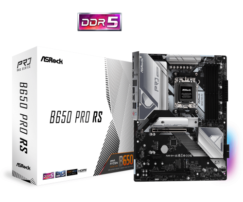 ASROCK - B650 Pro RS AMD B650 Zócalo AM5 ATX (Ref.90-MXBL10-A0UAYZ)